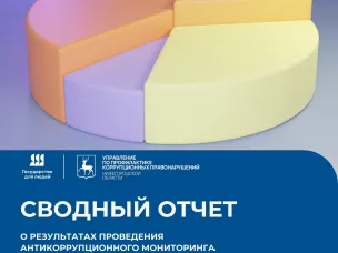 Сводный отчет о результатах проведения антикоррупционного мониторинга на территории Нижегородской области в  2025 году